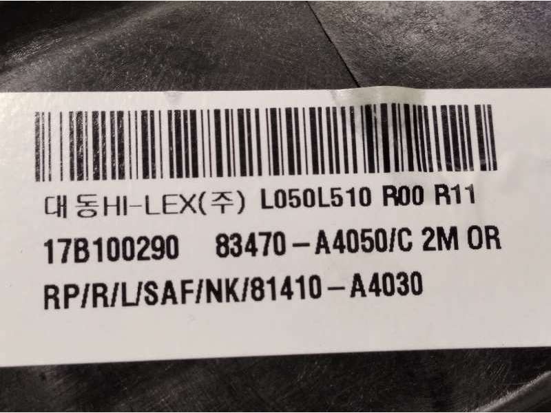 Recambio de elevalunas trasero izquierdo para kia carens ( ) 1.7 crdi cat referencia OEM IAM 83470A4050 DH0620202960 83450A4010 3