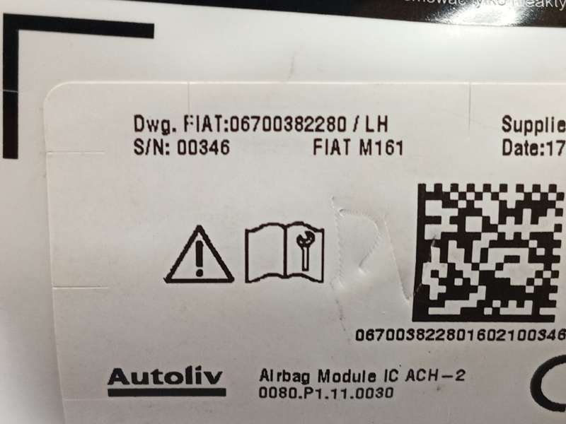 Recambio de airbag cortina delantero izquierdo para maserati levante suv (m161) 3.0 d q4 referencia OEM IAM 670038228 0670038228 5