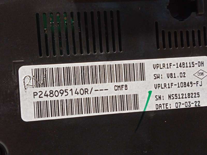 Recambio de cuadro instrumentos para renault captur ii zen referencia OEM IAM 248095140R  P248095140R 6