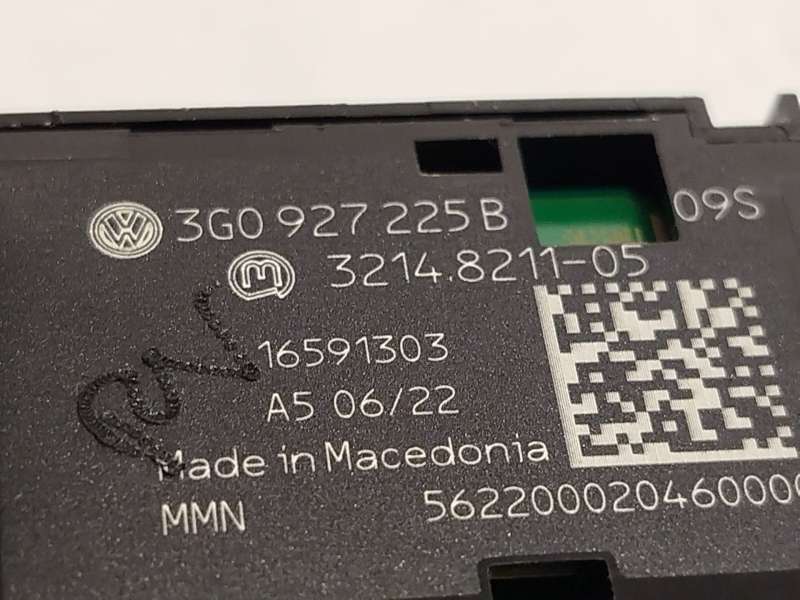 Recambio de interruptor para volkswagen passat b8 (3g2, cb2) 2.0 tdi referencia OEM IAM 3G0927225BWZU 4