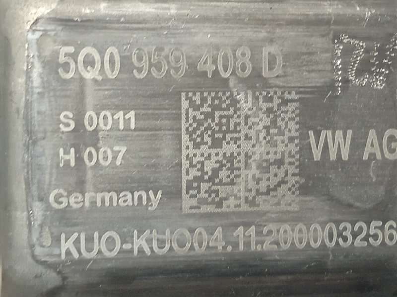 Recambio de elevalunas trasero derecho para volkswagen t-roc advance referencia OEM IAM 2GA839462G  5Q0959408D - Negro 4