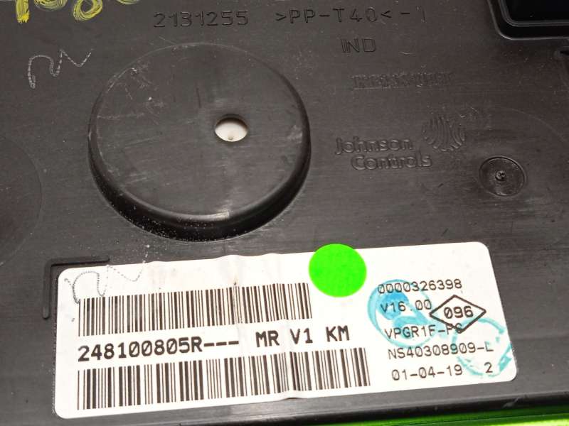 Recambio de cuadro instrumentos para dacia dokker furgón/monospace 1.6 lpg referencia OEM IAM 248100805R - Blanco 7