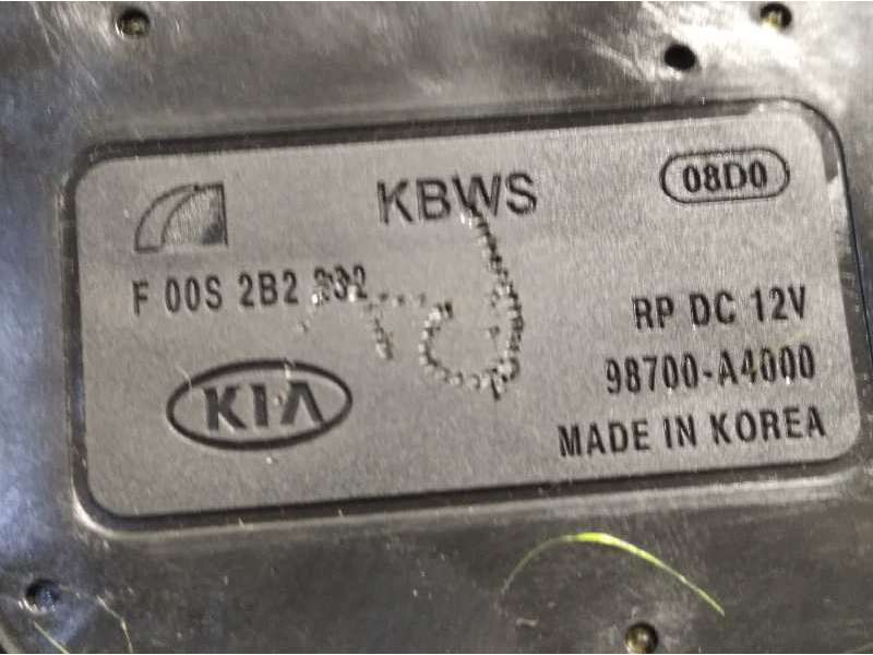 Recambio de motor limpia trasero para kia carens ( ) 1.7 crdi cat referencia OEM IAM 98700A4000  F00S2B2232 3
