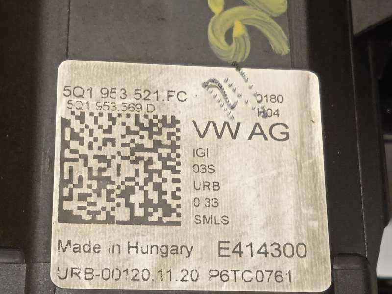 Recambio de mando intermitentes para volkswagen t-roc advance referencia OEM IAM 5Q1953521FC - Negro 5