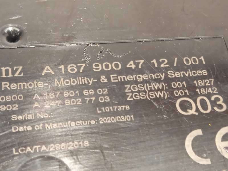 Recambio de centralita unidad control telefono para mercedes-benz clase glc (w253) glc 220 d 4matic (253.915) referencia OEM IAM - Azul 4