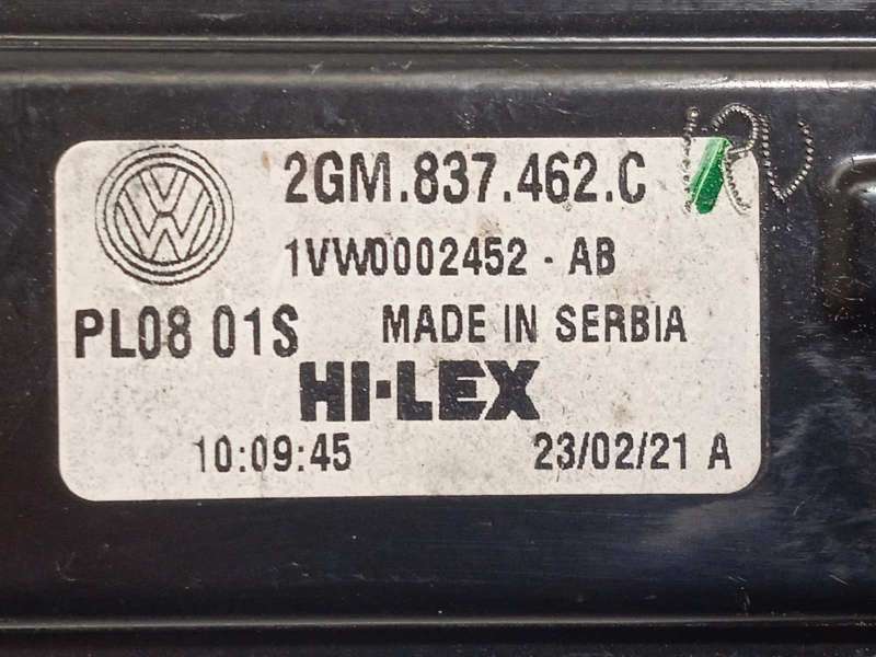Recambio de elevalunas delantero derecho para volkswagen t-cross 1.0 tsi referencia OEM IAM 2GM837462C  2Q2959406E - Blanco 5