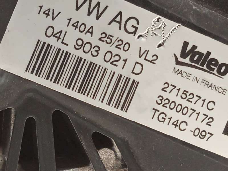 Recambio de alternador para volkswagen t-roc advance referencia OEM IAM 04L903021D 2715271C TG14C097 - Blanco 5