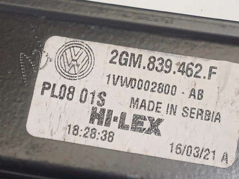 Recambio de elevalunas trasero derecho para volkswagen t-cross 1.0 tsi referencia OEM IAM 2GM839462F  5Q0959408D - Blanco 5