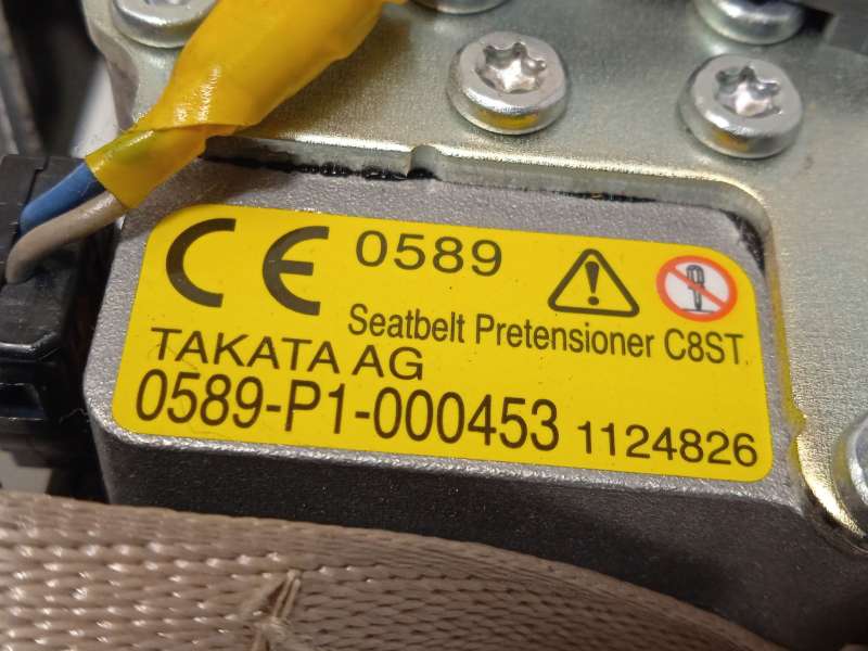 Recambio de cinturon seguridad trasero izquierdo para subaru outback (bs) 2.0 d awd (bsd) referencia OEM IAM 64660AL030WM  0589P 3