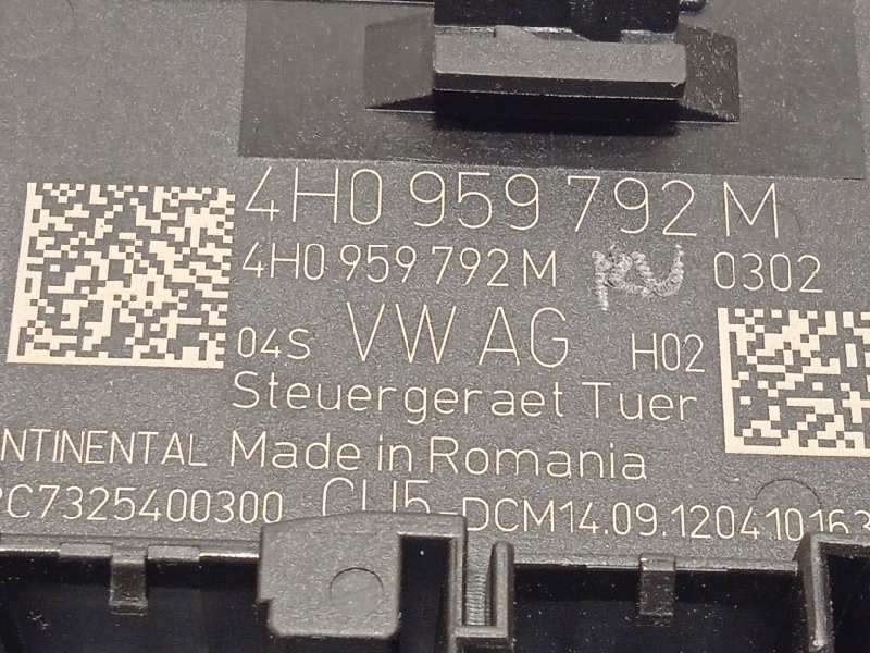 Recambio de modulo confort para porsche cayenne (typ 92aa) diesel referencia OEM IAM 4H0959792M - Negro 4