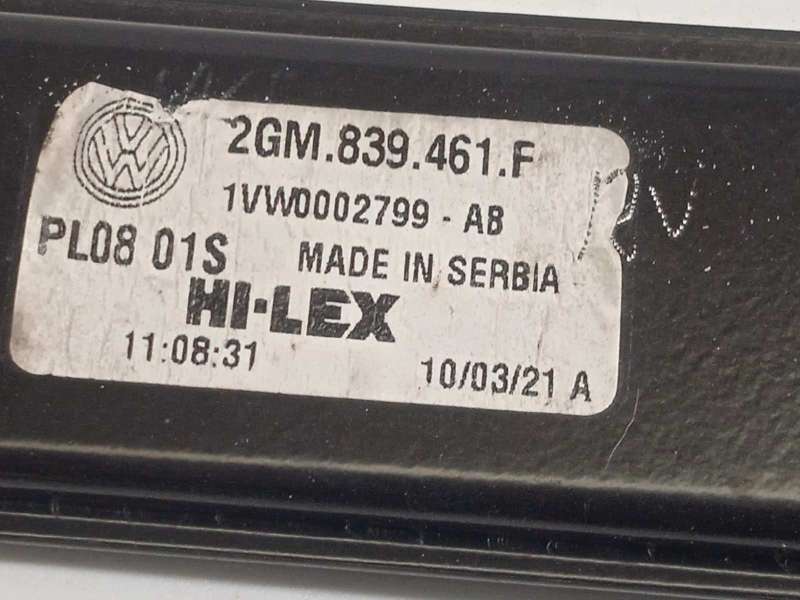 Recambio de elevalunas trasero izquierdo para volkswagen t-cross 1.0 tsi referencia OEM IAM 2GM839461F  5Q0959407D - Blanco 5