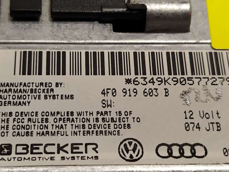 Recambio de pantalla multifuncion para audi a6 c6 (4f2) 2.0 tdi referencia OEM IAM 4F0919603B - Marron 6
