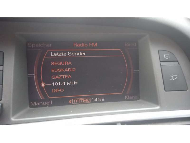 Recambio de pantalla multifuncion para audi a6 c6 (4f2) 2.0 tdi referencia OEM IAM 4F0919603B - Marron 7