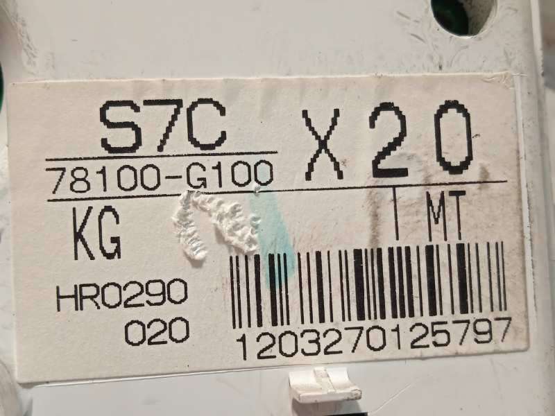 Recambio de cuadro instrumentos para honda stream (rn1/3) 2.0i es referencia OEM IAM 78100G100X20 6