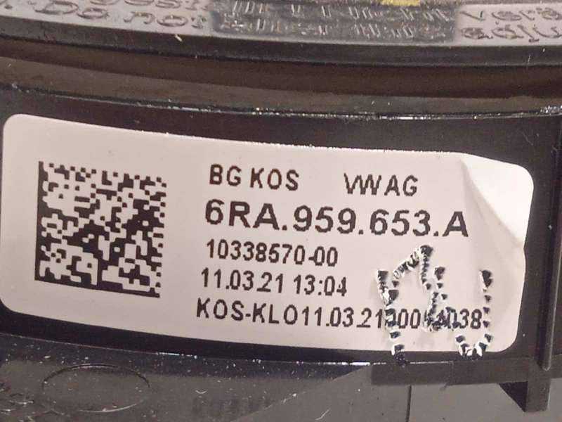 Recambio de anillo airbag para volkswagen t-cross 1.0 tsi referencia OEM IAM 6RA959653A - Blanco 3