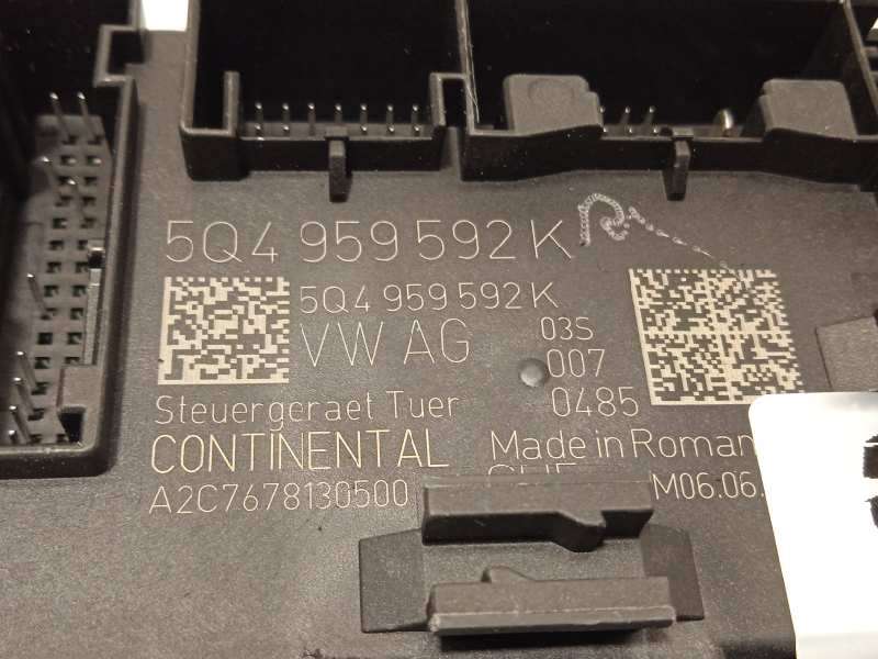 Recambio de centralita confort para volkswagen t-roc advance referencia OEM IAM 5Q4959592K - Blanco 4