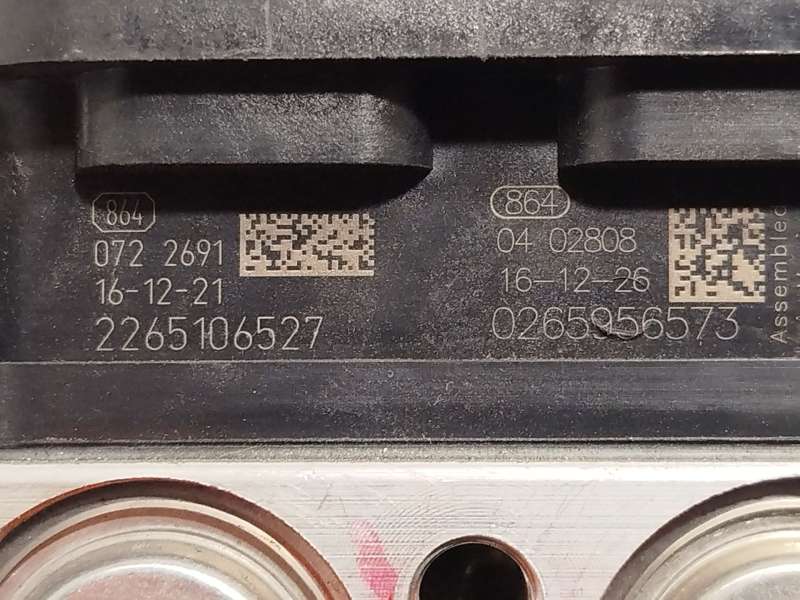 Recambio de abs para opel astra k (b16) 1.4 turbo (68) referencia OEM IAM 39064664 0265956573 269837 - Rojo 7
