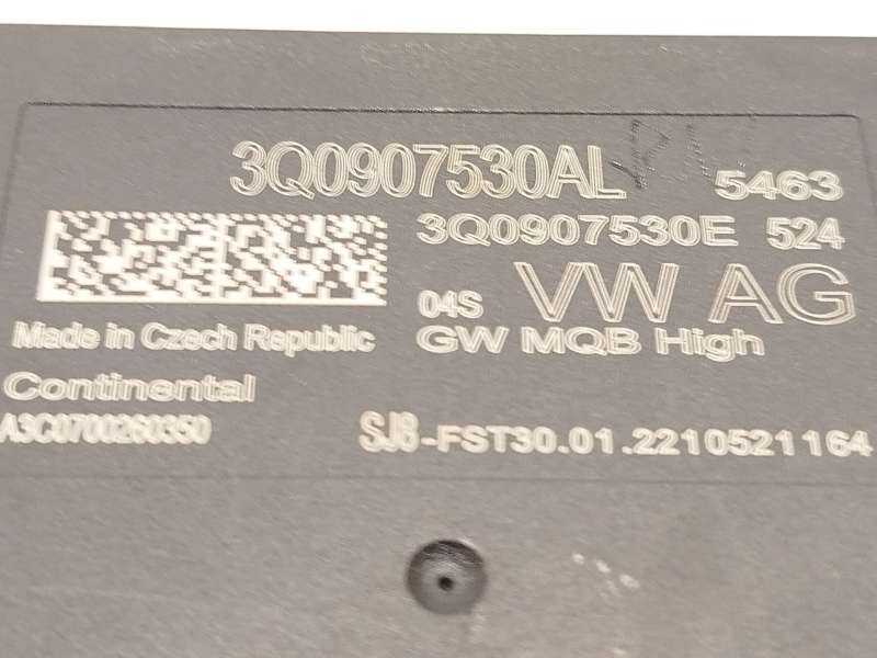Recambio de modulo electronico para volkswagen passat b8 (3g2, cb2) 2.0 tdi referencia OEM IAM 3Q0907530AL 3Q0907530E A3C0700260 4