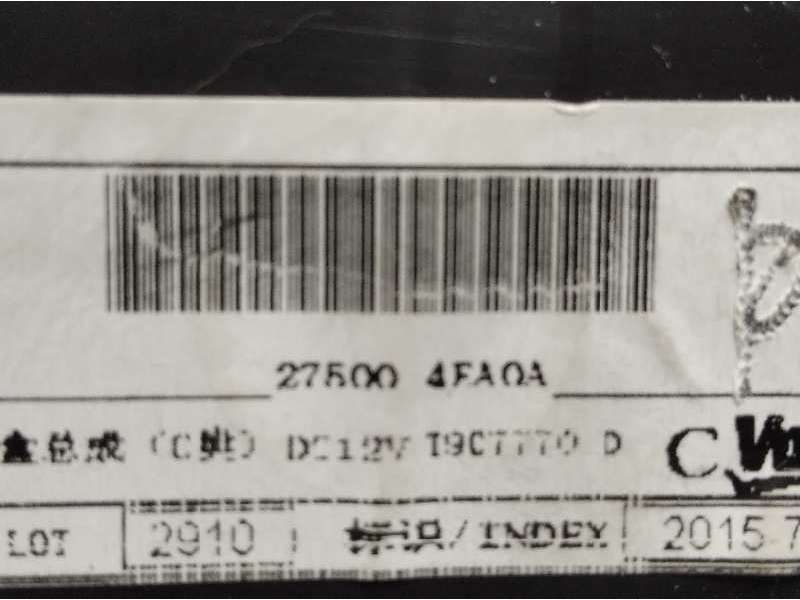 Recambio de mando climatizador para nissan qashqai (j11) 1.5 turbodiesel cat referencia OEM IAM 275004EA0A - Gris 5