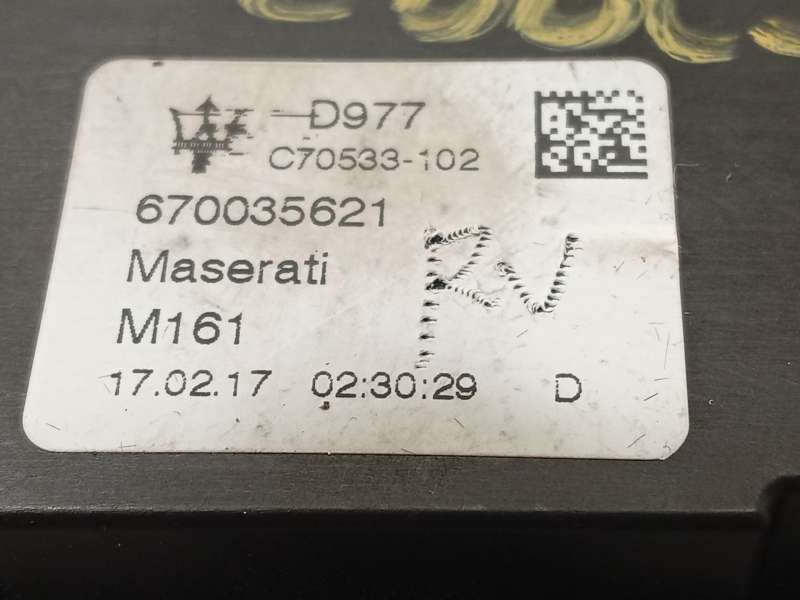 Recambio de centralita cierre para maserati levante suv (m161) 3.0 d q4 referencia OEM IAM 670035621 5