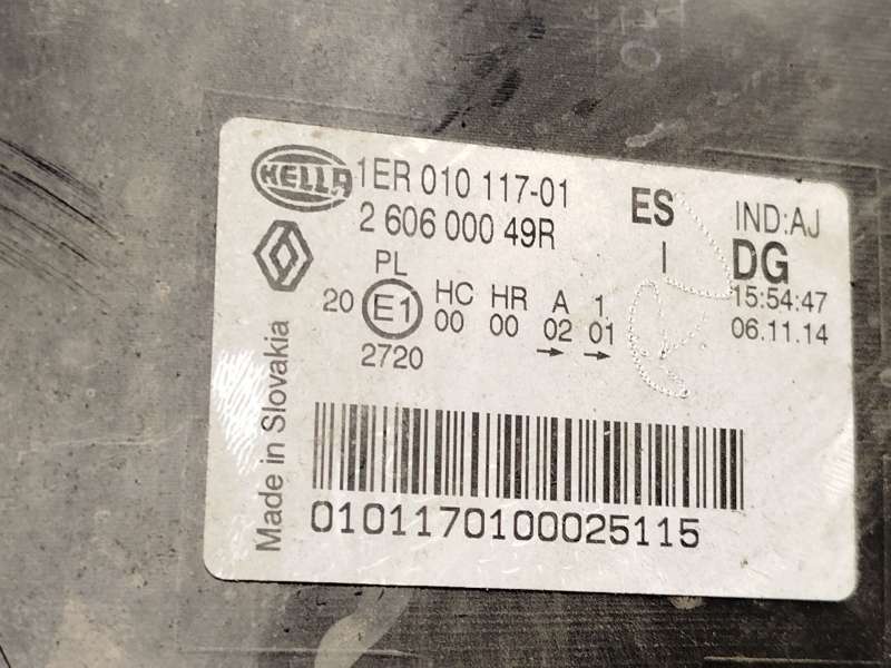 Recambio de faro izquierdo para renault master iii furgoneta (fv) 2.3 dci 125 fwd (fv0c, fv0d, fv0g, fv0h, fv0j, fv0k) referenci 3