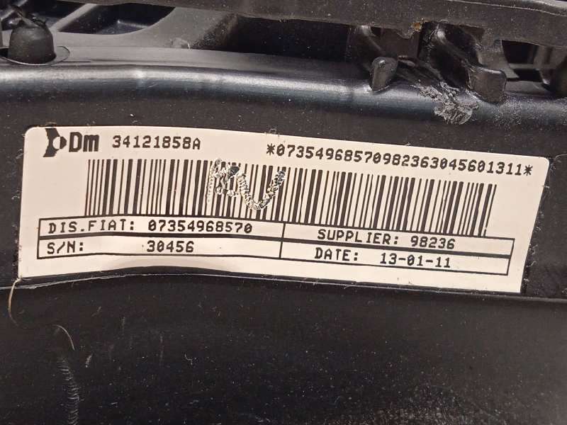 Recambio de airbag delantero izquierdo para fiat doblo 1.6 jtdm cat referencia OEM IAM 07354968570 735496857 7354968570 5