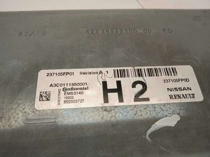 Recambio de centralita motor uce para nissan micra v (k14) acenta referencia OEM IAM 237105FP0D  A3C0111350001 4