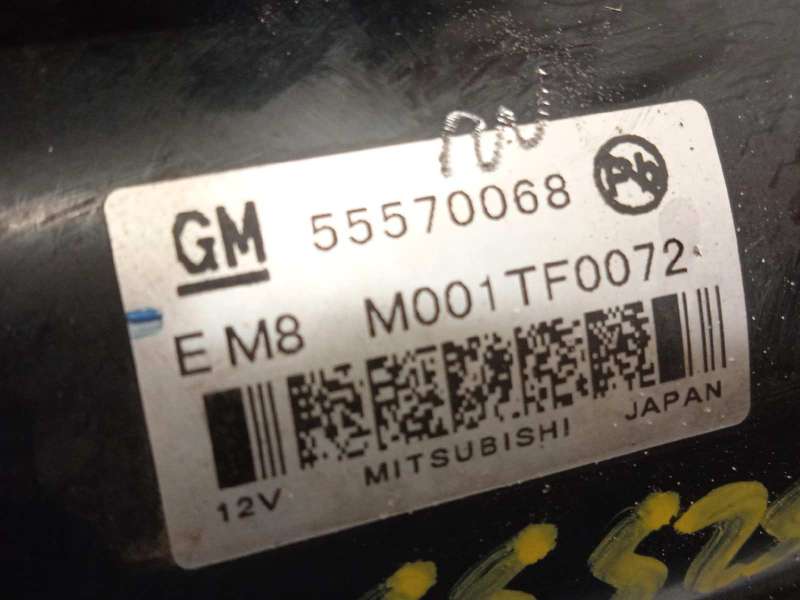Recambio de motor arranque para opel astra j sports tourer 1.6 cdti dpf referencia OEM IAM 55570068 55497878 M001TF0072 - Blanco 4