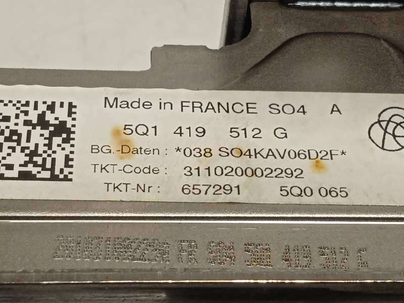 Recambio de columna direccion para volkswagen t-roc advance referencia OEM IAM 5Q1419512G - Azul 4