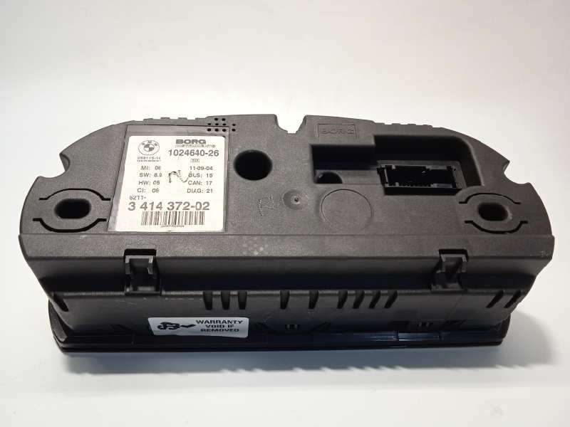 Recambio de cuadro instrumentos para bmw x3 (e83) 2.0d referencia OEM IAM 62113414372  1024640 - Gris 6