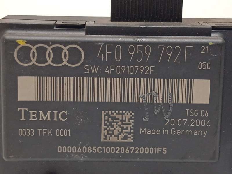 Recambio de modulo confort para audi a6 berlina (4f2) 3.0 tdi quattro (171kw) referencia OEM IAM 4F0959792F - Gris 4