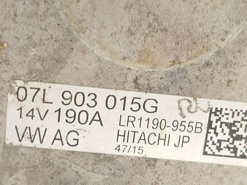 Recambio de alternador para audi r8 (4s3, 4sp) 5.2 fsi quattro referencia OEM IAM 07L903015G  LR1190955B - Amarillo 6
