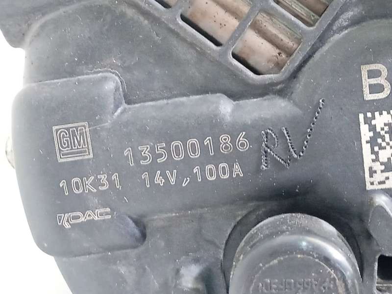 Recambio de alternador para opel astra j (p10) 1.7 cdti (68) referencia OEM IAM 13500186 - Negro 7