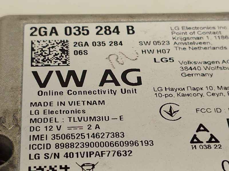 Recambio de modulo electronico para seat ibiza v (kj1, kjg) 1.0 tsi referencia OEM IAM 2GA035284B - Rojo 4