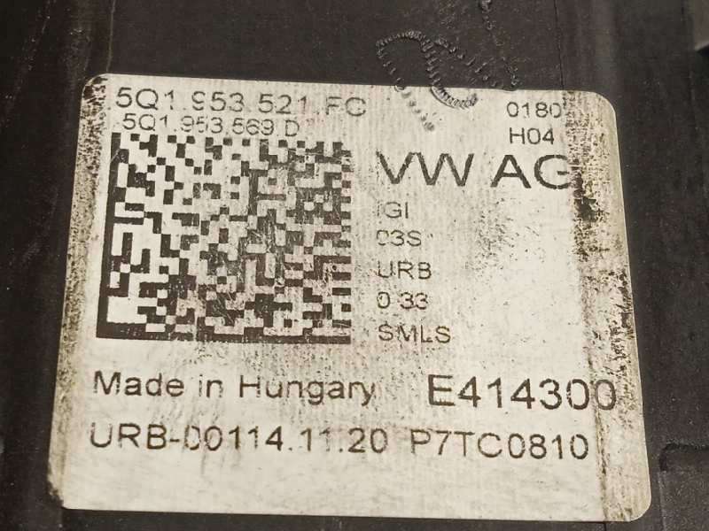 Recambio de mando intermitentes para volkswagen t-roc advance referencia OEM IAM 5Q1953521FC  5Q1953502AA - Azul 5
