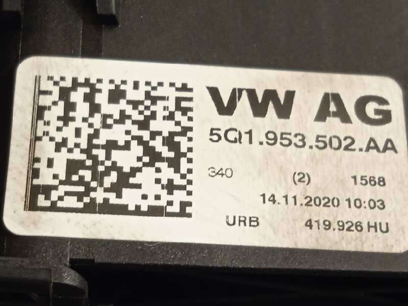 Recambio de mando intermitentes para volkswagen t-roc advance referencia OEM IAM 5Q1953521FC  5Q1953502AA - Azul 6