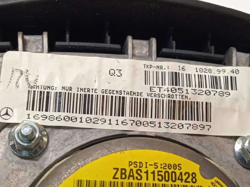 Recambio de airbag delantero izquierdo para mercedes-benz clase a (w169) a 200 (169.333) referencia OEM IAM 1698600102 169860010 4