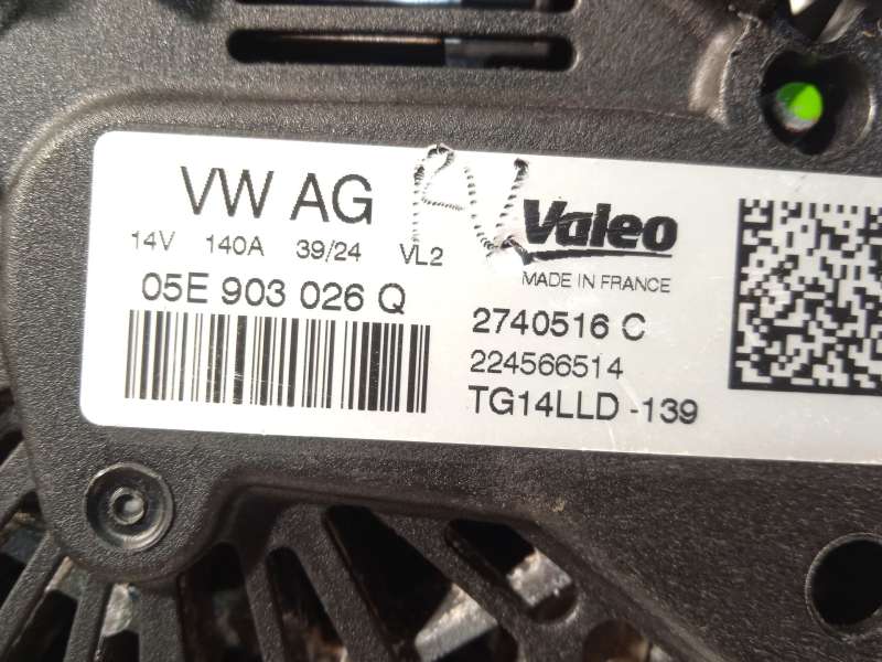 Recambio de alternador para seat ibiza v (kj1, kjg) 1.0 tsi referencia OEM IAM 05E903026Q 2740516C TG14LLD - Blanco 4
