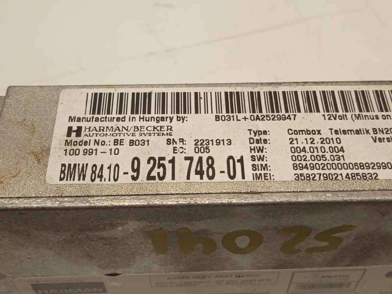 Recambio de modulo electronico para bmw x6 (e71) xdrive40d referencia OEM IAM 84109251748 9251748 - Gris 6