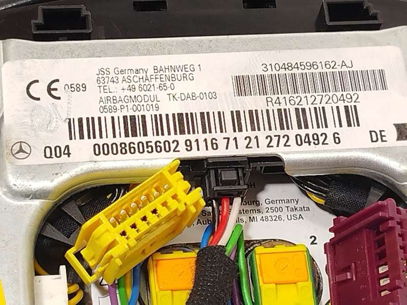 Recambio de airbag delantero izquierdo para mercedes-benz clase c t-model (s204) c 220 cdi (204.208) referencia OEM IAM A0008605 4