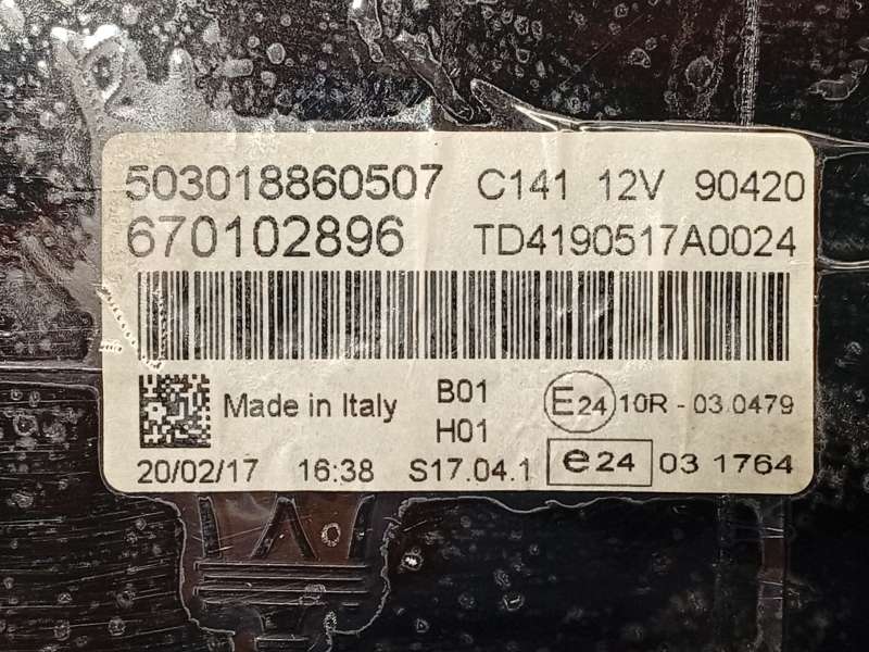 Recambio de cuadro instrumentos para maserati levante suv (m161) 3.0 d q4 referencia OEM IAM 670102896  503018860507 6