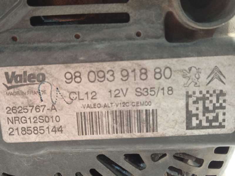 Recambio de alternador para citroën c-elysée shine referencia OEM IAM 9809391880 2625767A NRG12S010 - Negro 4