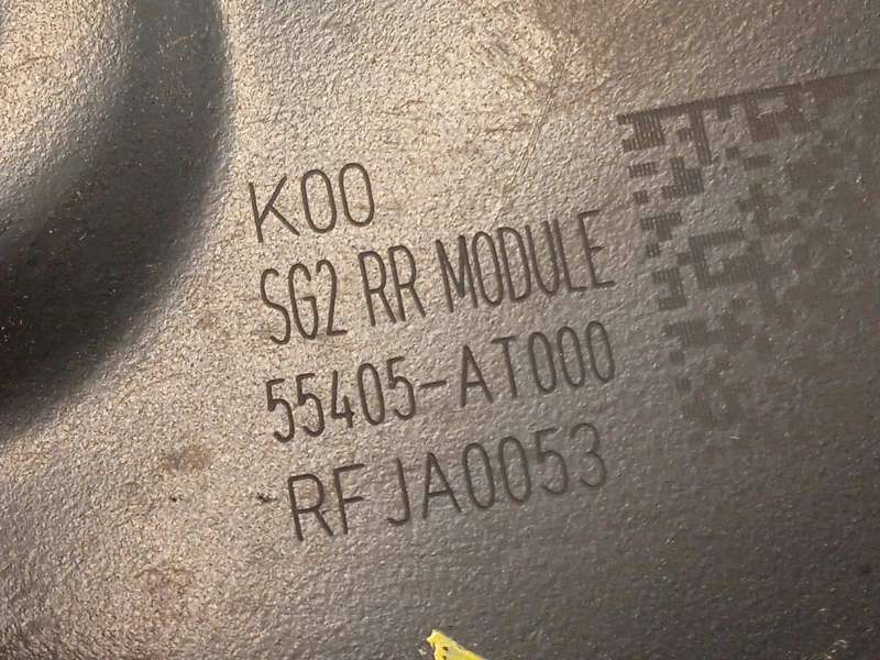 Recambio de puente trasero para kia e - niro hibrido referencia OEM IAM 55405AT000  RFJA0053 - Gris 3