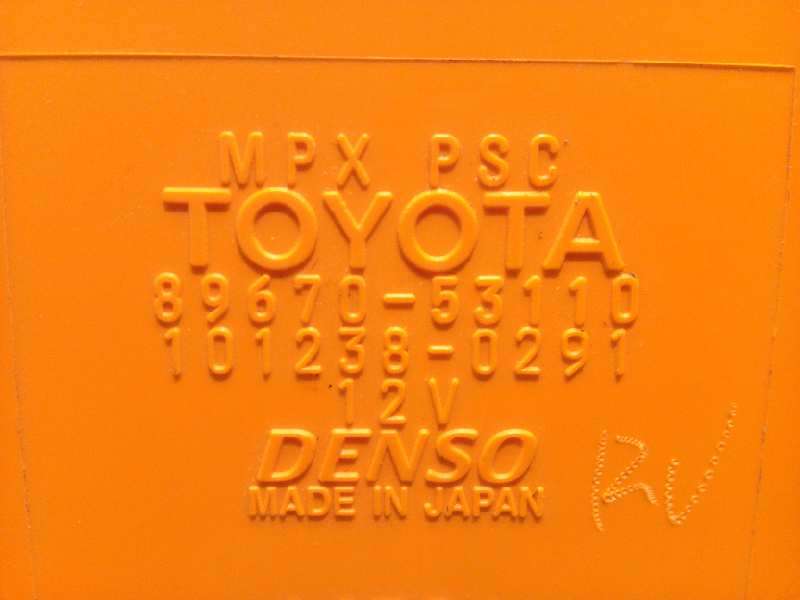 Recambio de modulo electronico para lexus is200 (ds2/is2) 220d referencia OEM IAM 8967053110  1012380291 3
