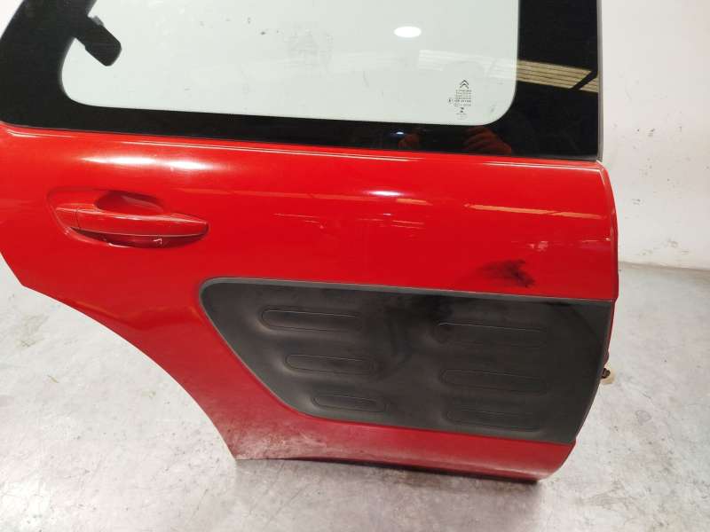 Recambio de puerta trasera derecha para citroën c4 cactus feel referencia OEM IAM 9801070080 - Rojo 4