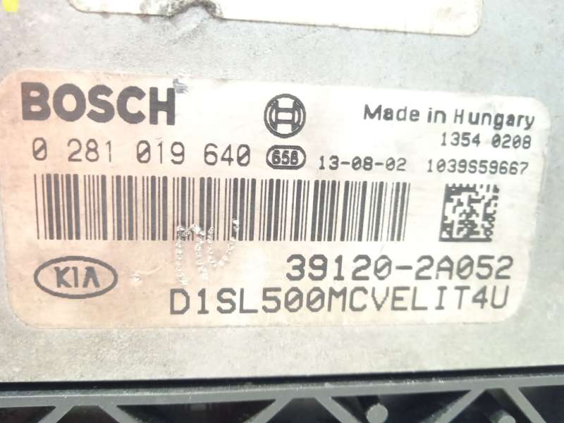 Recambio de centralita motor uce para kia sportage iii (sl) 1.7 crdi referencia OEM IAM 391202A052  0281019640 - Blanco 4