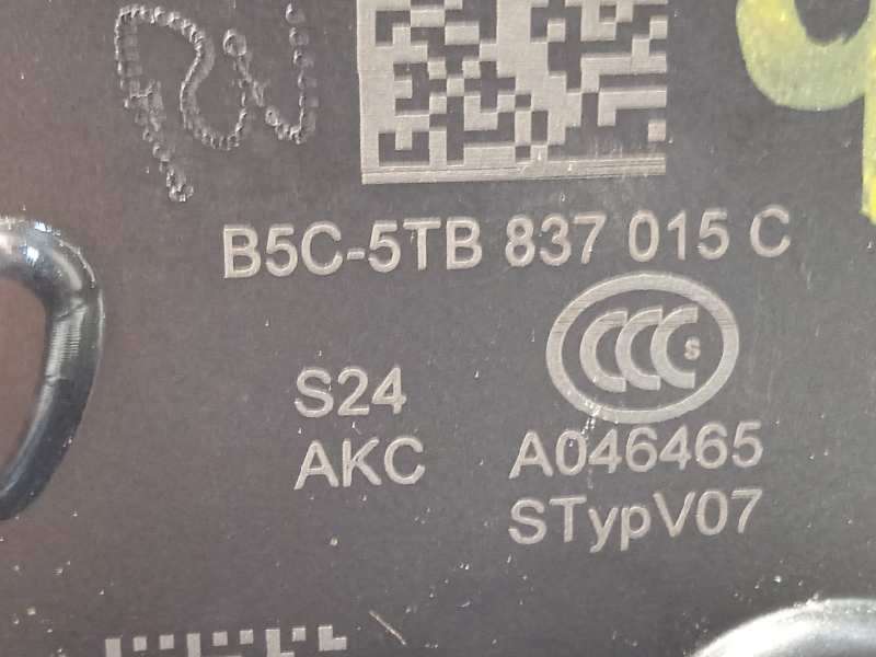 Recambio de cerradura puerta delantera izquierda para volkswagen t-roc advance referencia OEM IAM 5TB837015C - Negro 3
