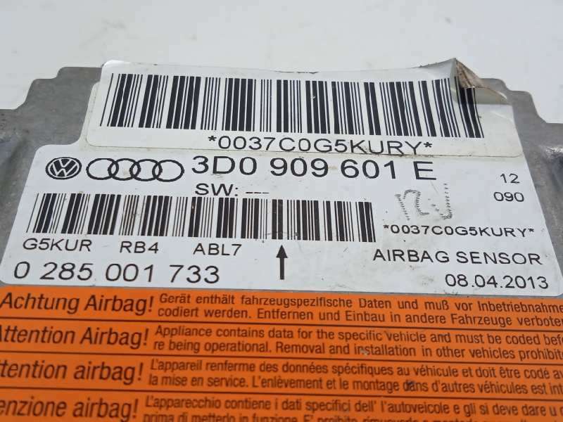 Recambio de centralita airbag para volkswagen touareg (7la) tdi r5 referencia OEM IAM 3D0909601E 3D0909601E00B 0285001733 - Negro 5