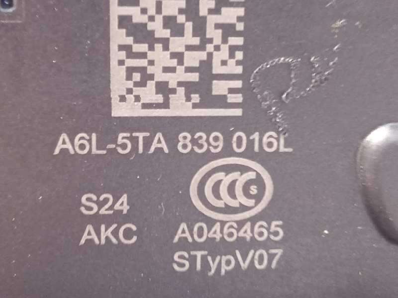 Recambio de cerradura puerta trasera derecha para volkswagen t-roc advance referencia OEM IAM 5TA839016L - Negro 3