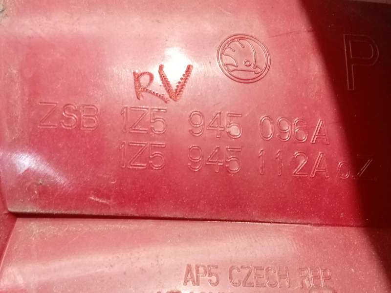 Recambio de piloto trasero derecho para skoda octavia ii (1z3) 1.9 tdi referencia OEM IAM 1Z5945096A 1Z5945112A - Negro 4